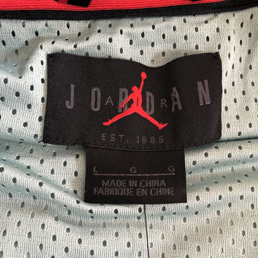 Air Jordan Men's Rare Sample 'Sage Green' Varsity Jacket AV5004-369 size L - Picture 5 of 8